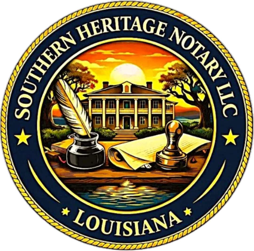 Southern Heritage Notary Louisiana LLC seal